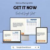 Basic Amortization Schedule Template - Google Sheets, Loan Payment Tracker, Financial Planning, Budgeting Tool, Amortization Calculator,