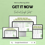 Team Task Sheet Template for Excel and Google Sheets | Task Management & Team Collaboration Tracker | Boost Efficiency | 50% Off!