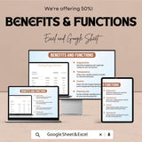 Printable Wedding Budget Worksheet - Excel & Google Sheets, Customizable Wedding Planner, Wedding Cost Tracker, Budget Tracker Template