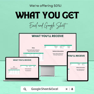 Motorcycle Repair Estimate Template - Excel & Google Sheets, Professional Vehicle Repair Estimation, Customizable, Maintenance Quote