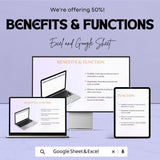 Blank Tracker Sheet | Excel and Google Sheets | Sales & Product Tracker | Monthly Overview | Customizable Template | Instant Download