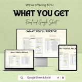 Checklist Sheet - Task Management Template for Excel & Google Sheets, Customizable To-Do List, Productivity Tracker, Instant Download