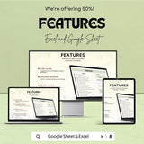 Checklist Sheet - Task Management Template for Excel & Google Sheets, Customizable To-Do List, Productivity Tracker, Instant Download