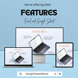 Blank HR Calendar Sheet - Excel & Google Sheet, Customizable Employee Schedule Template, HR Management Calendar