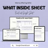 Printable Calculator Sheet | Excel & Google Sheets | Cost Estimator Template | Customizable Calculator for Pricing | Easy-to-Use Budgeting