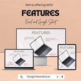 Monthly Budget Sheet - Excel & Google Sheet Template for Personal Finance, Expense Tracker, Budget Planner, Financial Management Tool