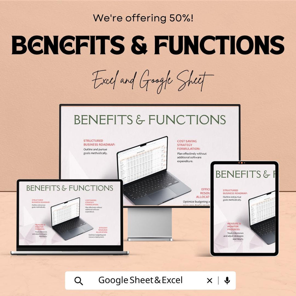 Monthly Budget Sheet - Excel & Google Sheet Template for Personal Finance, Expense Tracker, Budget Planner, Financial Management Tool