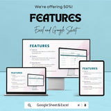 Gantt Chart Sheet | Excel and Google Sheets | Project Management Template | Timeline & Task Tracker