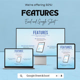 Construction Project Budget Tracking Sheet - Excel & Google Sheets Template for Construction Budget Management - 50% Off