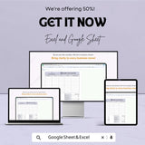 Blank Calculator Sheet | Excel & Google Sheets | Customizable Business Calculator Template | Expense and Cost Tracking Tool