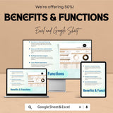 Compensation and Budget Forecasting Model HR Sheet - Excel & Google Sheets Template for HR Financial Planning - 50% Off