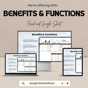 12 Month Business Budget Sheet | Excel and Google Sheets | Budget Planning & Expense Tracking Template | Finance Management Tool