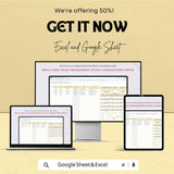 Communication Timeline Sheet | Excel & Google Sheet | Organize Your Communication Strategy | 50% Off | Instant Download