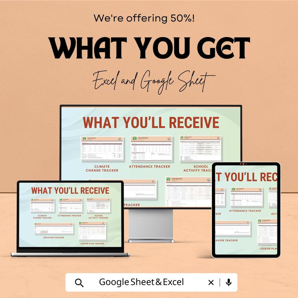 Climate Change Tracker Sheet - Excel & Google Sheet Template for Environmental Impact Monitoring - 50% Off