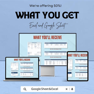 Proforma Invoice Template - Excel & Google Sheets - Professional Invoice Generator - Customizable Invoice Sheet - Business Invoice Template