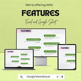 Personal Daily Budget Template - Excel & Google Sheets - Daily Expense Tracker - Financial Planner - Budgeting Tool