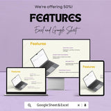 Hourly Gantt Chart Template - Excel & Google Sheets - Project Planning Schedule - Customizable Project Timeline - Time Management Tool