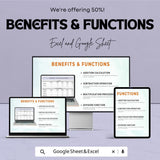 Basic Calculator Sheet for Excel and Google Sheets | Financial & Math Calculation Template | Instant Download