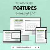 Business Plan Budget Sheet | Google Sheet | Budget Planner Template for Businesses | Track Income & Expenses | Business Planning Tool