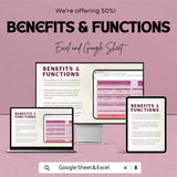 Budget Ledger Sheet - Excel & Google Sheets Template for Financial Tracking | Monthly Budget Planner, Expense Tracker, Budgeting Tool