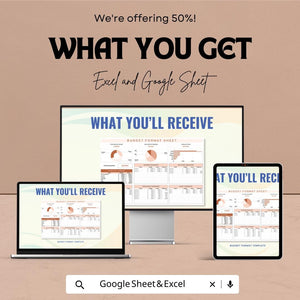 Budget Format Sheet | Monthly Budget Tracker | Google Sheet & Excel Template | Expense Tracker Spreadsheet | Financial Planning Tool