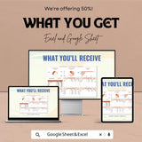 Budget Format Sheet | Monthly Budget Tracker | Google Sheet & Excel Template | Expense Tracker Spreadsheet | Financial Planning Tool