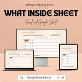 Budget Calculator Sheet for Personal and Family Finances | Excel & Google Sheets Template
