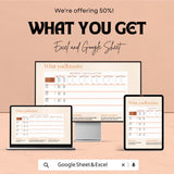 Budget Calculator Sheet for Personal and Family Finances | Excel & Google Sheets Template