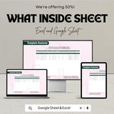 Plan Operation Sheet - Excel & Google Sheets Template for Efficient Planning and Management