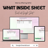 Periodic Maintenance Schedule Sheet - Google Sheets Template - Track Equipment, Service Dates & Maintenance Tasks - Customizable Planner
