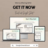 Basic Purchase Order Sheet - Excel & Google Sheets | Simple Ordering System | Easy Purchase Tracking