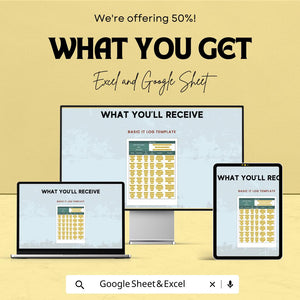 Basic IT Log Sheet | Google Sheets & Excel Template | Editable IT Activity Tracker, Time Log, Task Record Sheet for Teams