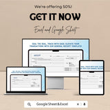 General Receipt Template – Editable Excel & Google Sheet | Instant Download | Perfect for Business and Personal Use