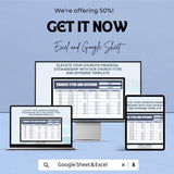 Church Tithe and Offering Sheet - Customizable Excel and Google Sheet Template - Easy-to-Use for Churches & Religious Organizations