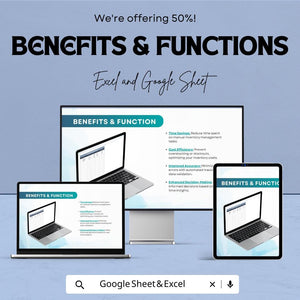 Basic Inventory Sheet Template | Excel & Google Sheets | Inventory Management Tool
