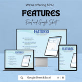 Blank Fillable Invoice Template - Customizable Excel & Google Sheets - Professional, Easy-to-Use
