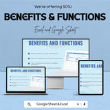 Blank Fillable Invoice Template - Customizable Excel & Google Sheets - Professional, Easy-to-Use