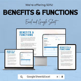 Blank Cleaning Service Invoice Template - Customizable Excel & Google Sheets - Professional, Easy-to-Use