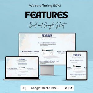 Advertising Agency Invoice Template - Excel & Google Sheets - Customizable, Professional, Easy-to-Use