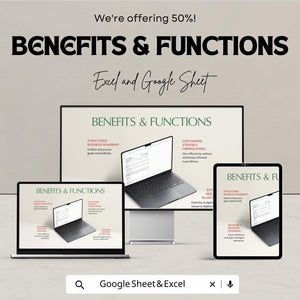 Balance Sheet Template | Financial Statement Excel & Google Sheets | Business Accounting Spreadsheet | Instant Download