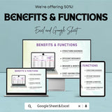 Annual Budget Sheet | Google Sheets & Excel Template | Yearly Financial Planner, Expense Tracker, Income Budget Spreadsheet