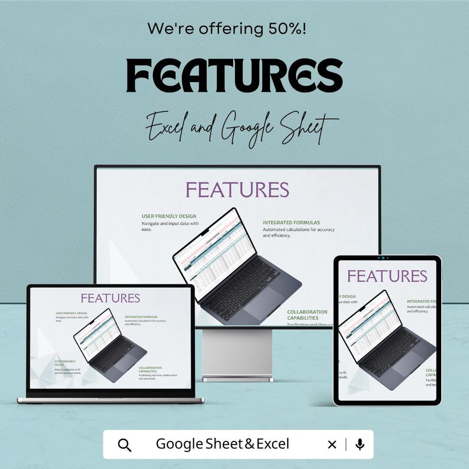Annual Budget Sheet | Google Sheets & Excel Template | Yearly Financial Planner, Expense Tracker, Income Budget Spreadsheet
