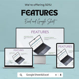 Annual Budget Sheet | Google Sheets & Excel Template | Yearly Financial Planner, Expense Tracker, Income Budget Spreadsheet