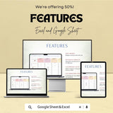 Student Schedule Sheet | Printable Study Planner | Google Sheets & Excel Template | Weekly Planner | Time Management for Students