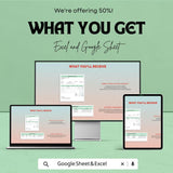 Simple High School Receipt Sheet - Excel & Google Sheets Template | Customizable School Payment Tracker | Easy Invoice for Tuition and Fees