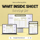 Advertising GRP Calculator | Gross Rating Points Sheet | Excel & Google Sheets | Media Planning Template | Campaign Reach Estimator