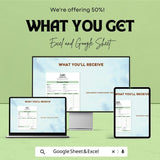 Advance Purchase Order Sheet | Editable Excel & Google Sheets Template | Purchase Form | Order Tracking Log | Printable PO Format
