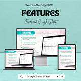Amortization Schedule Sheet | Loan Repayment Tracker | Excel & Google Sheets | Financial Planning Template | 50% Off
