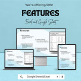 Balance Sheet Template for Excel & Google Sheets – Financial Management Tool | Track Assets, Liabilities, and Equity | 50% Off Now!