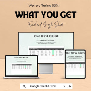 Administration Document Inventory Tracking Sheet – Google Sheets & Excel Template for Efficient Document Management